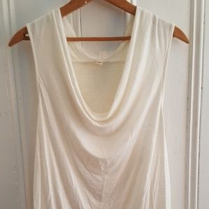 NWOT Tank Top with soft lace back, large